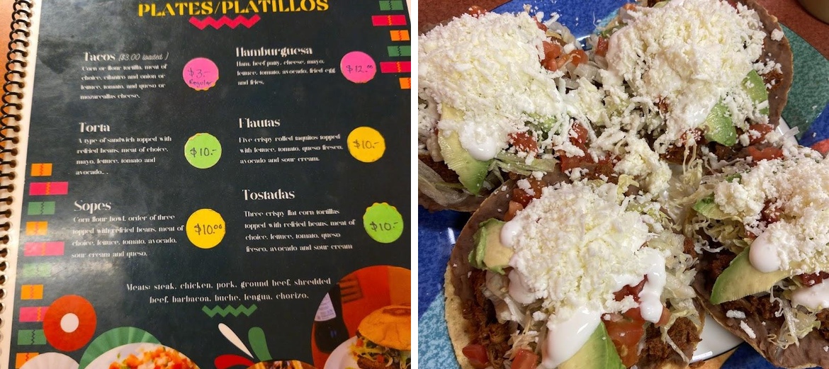 Lupita's Mexican Store And Restaurant Menu